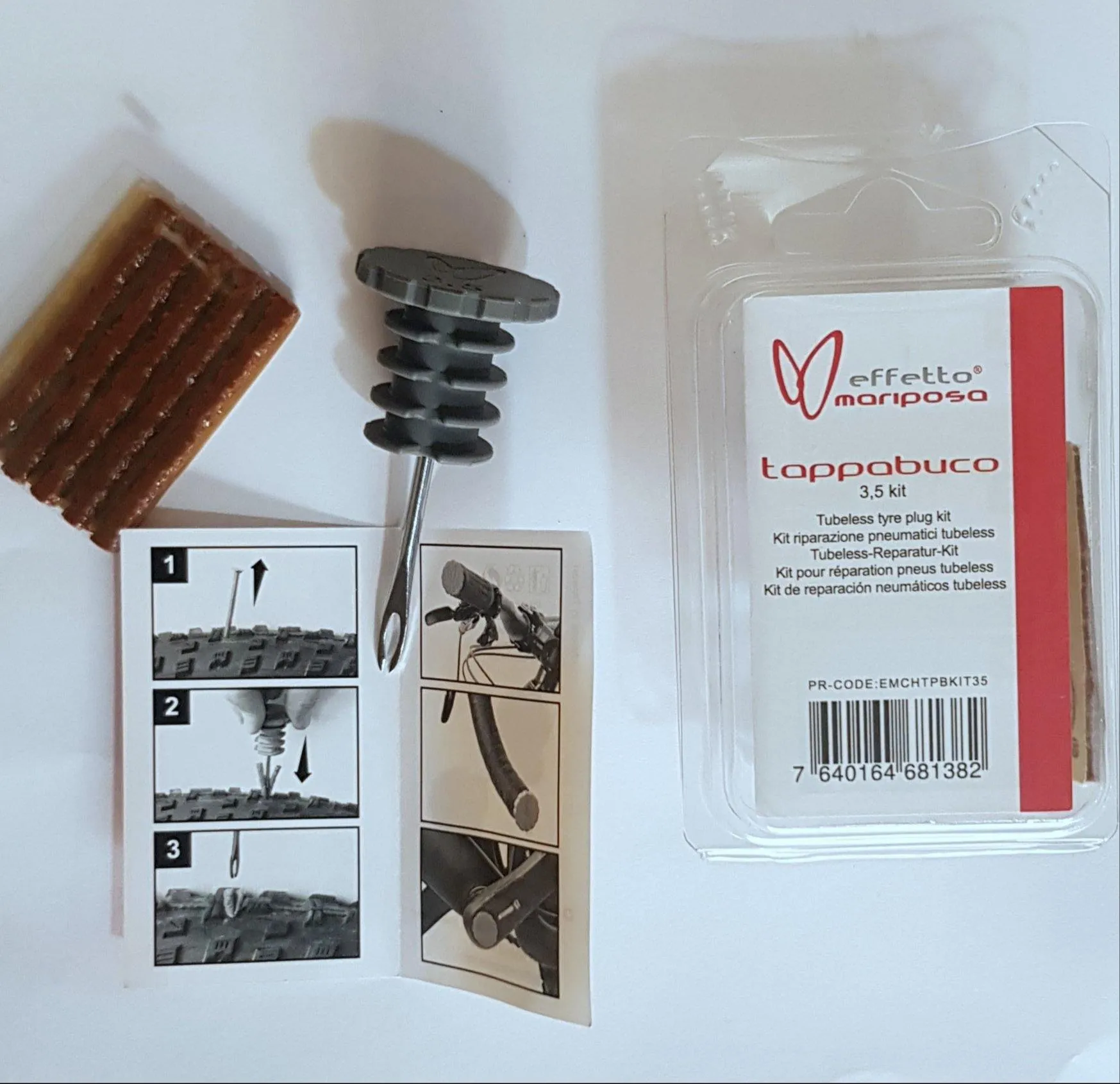 EFFETTO MARIPOSA TYRE PLUG FOR TUBELESS TOOL
