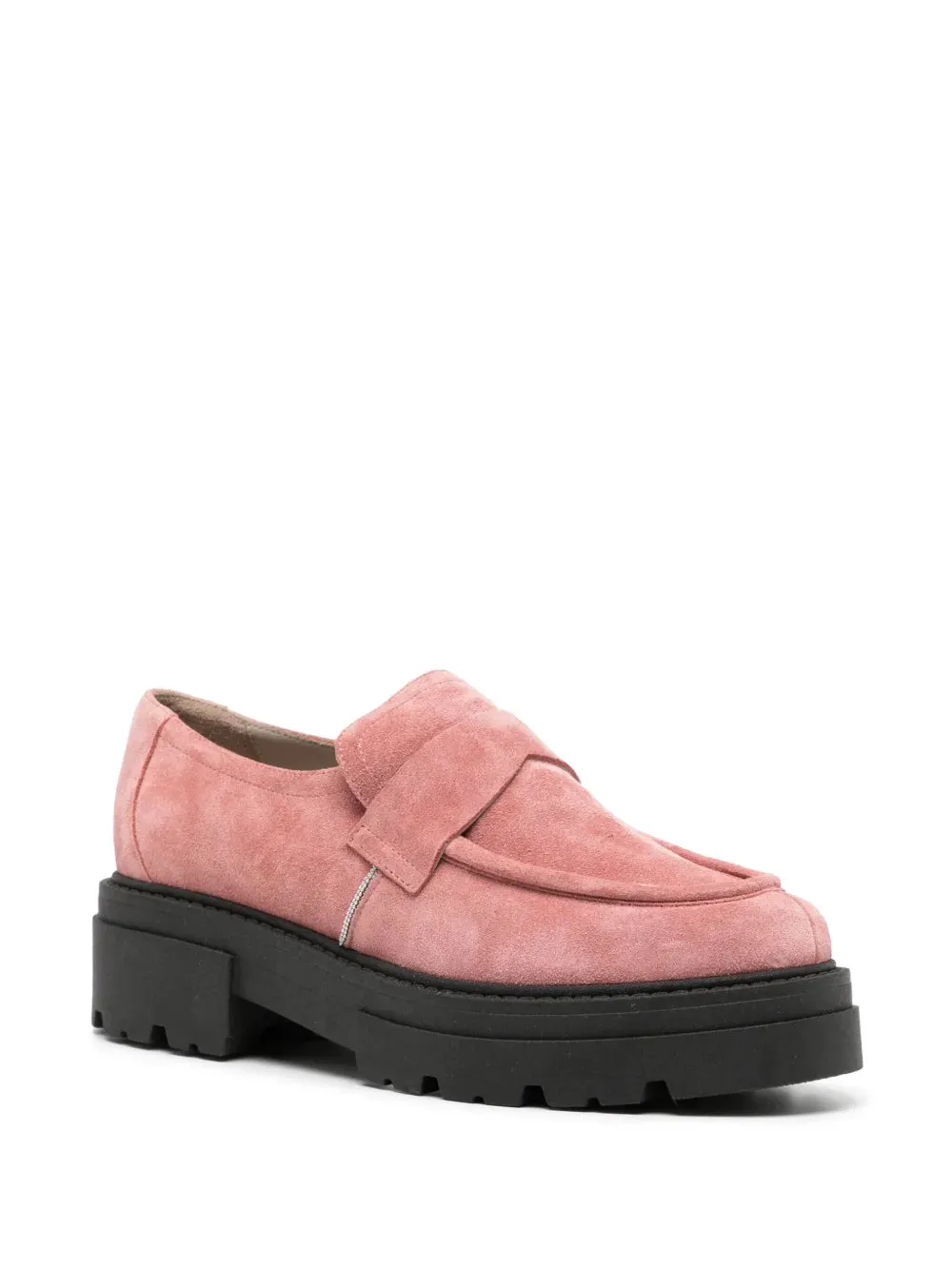 Fabiana Filippi suede slip-on loafers