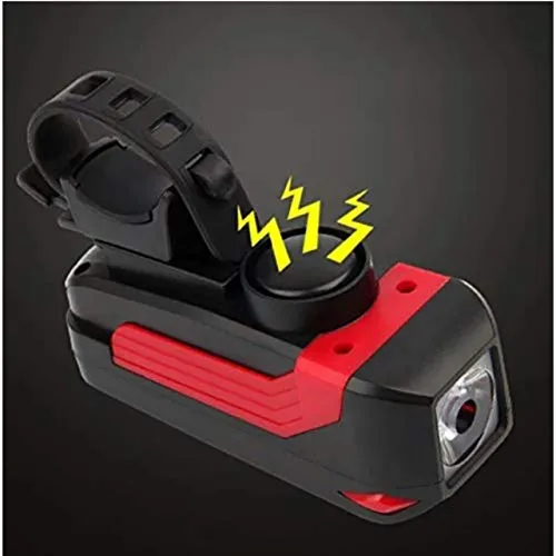 FASTPED 350LM 3 Modes Standard USB Charging 2000mAh Battery Bike Light with 120db Horn Single Item€¦