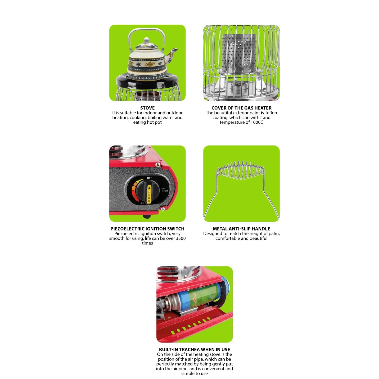 Firestorm Gas Heater Cooker 2in1 - RC120