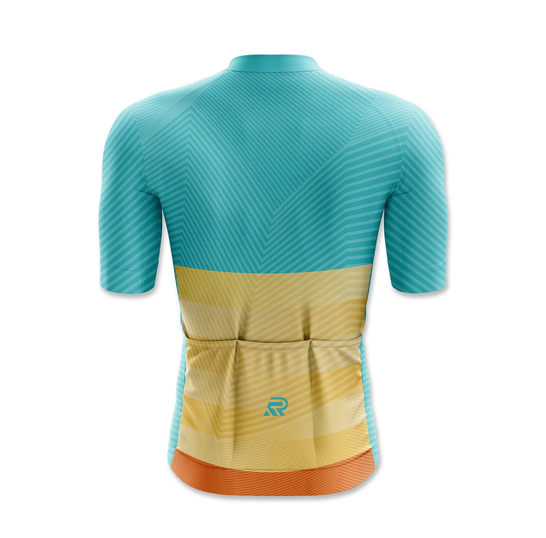 Fountain Blue Hybrid Cycling Jersey