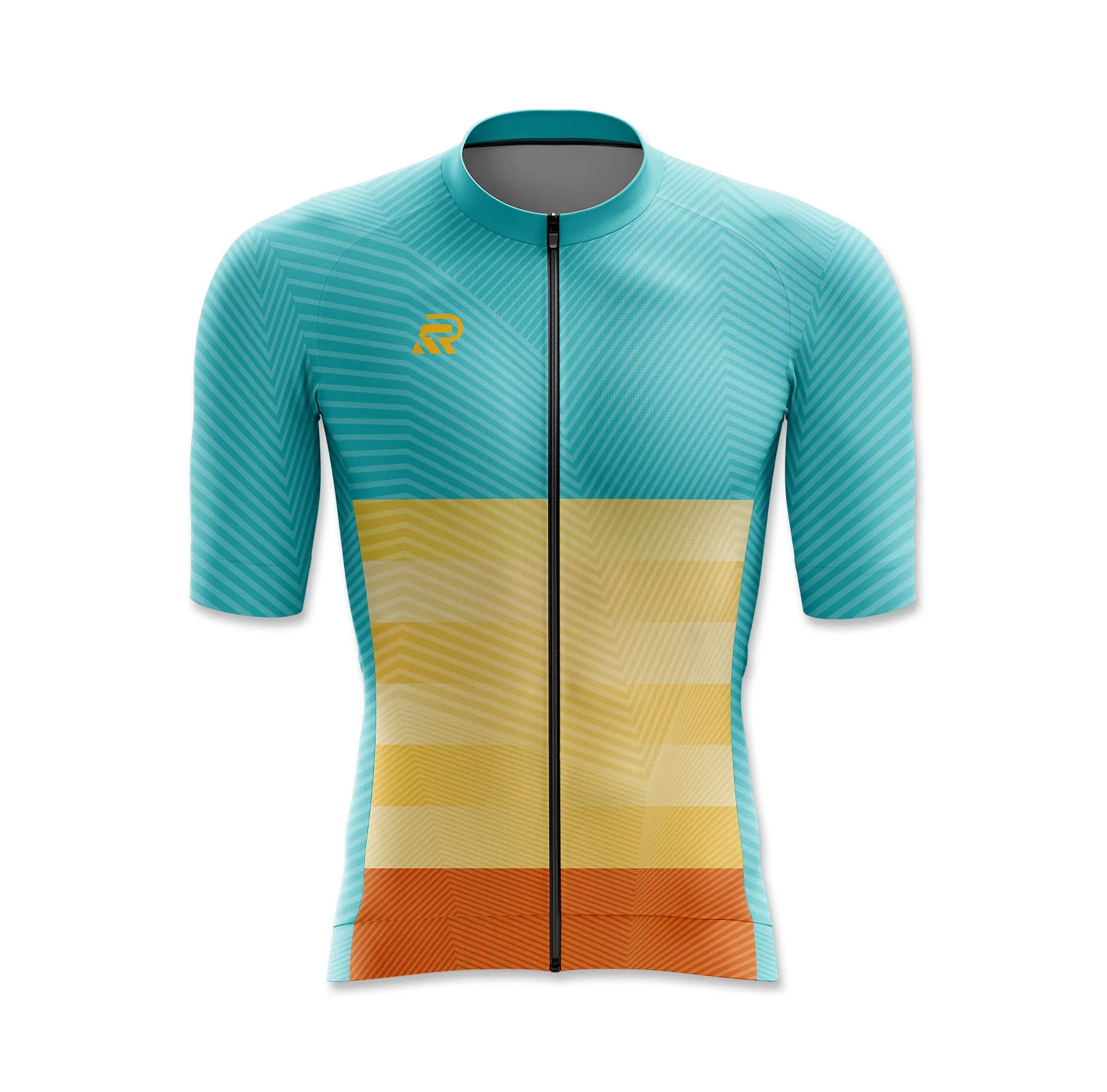 Fountain Blue Hybrid Cycling Jersey