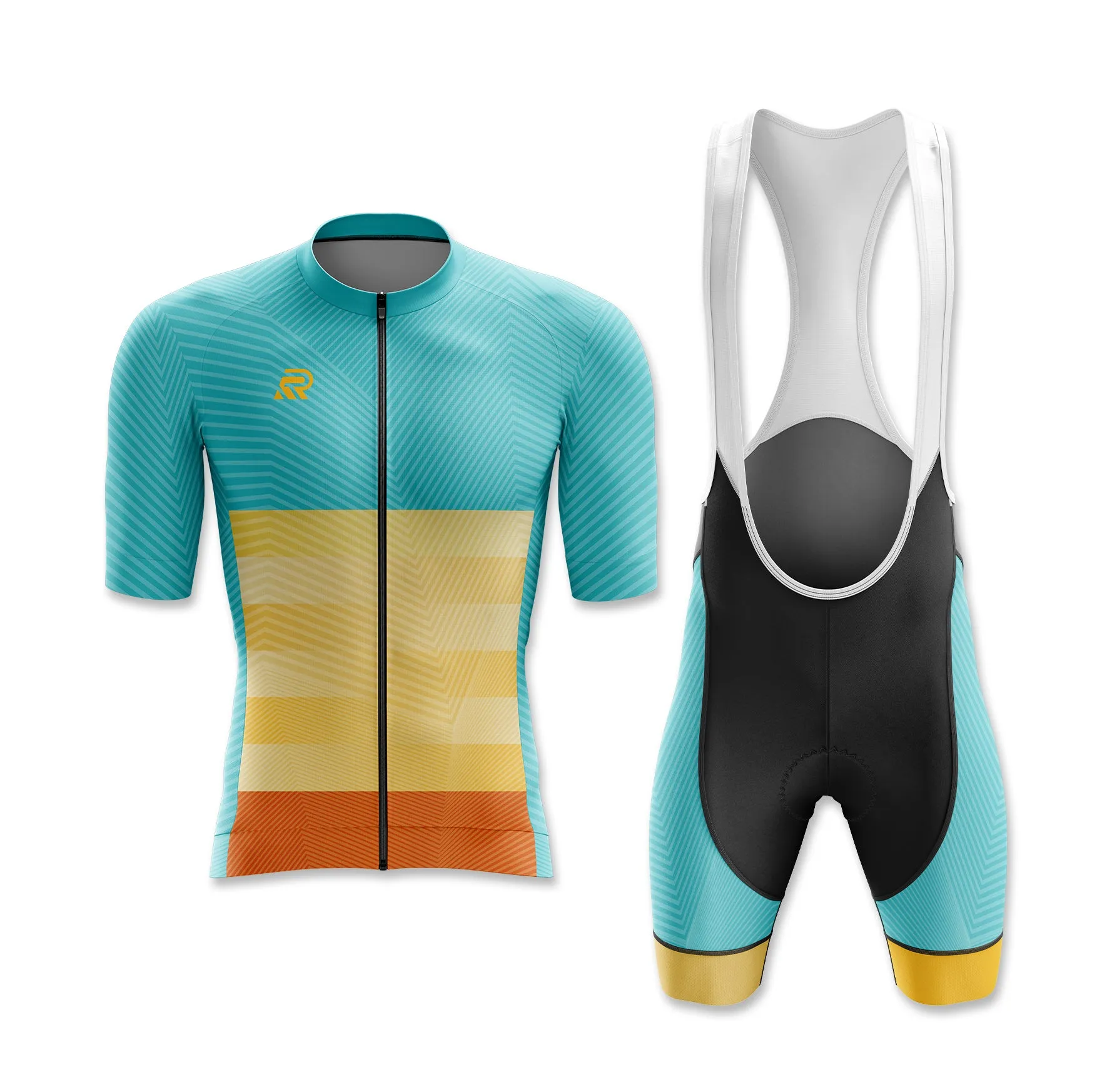 Fountain Blue Hybrid Cycling Jersey