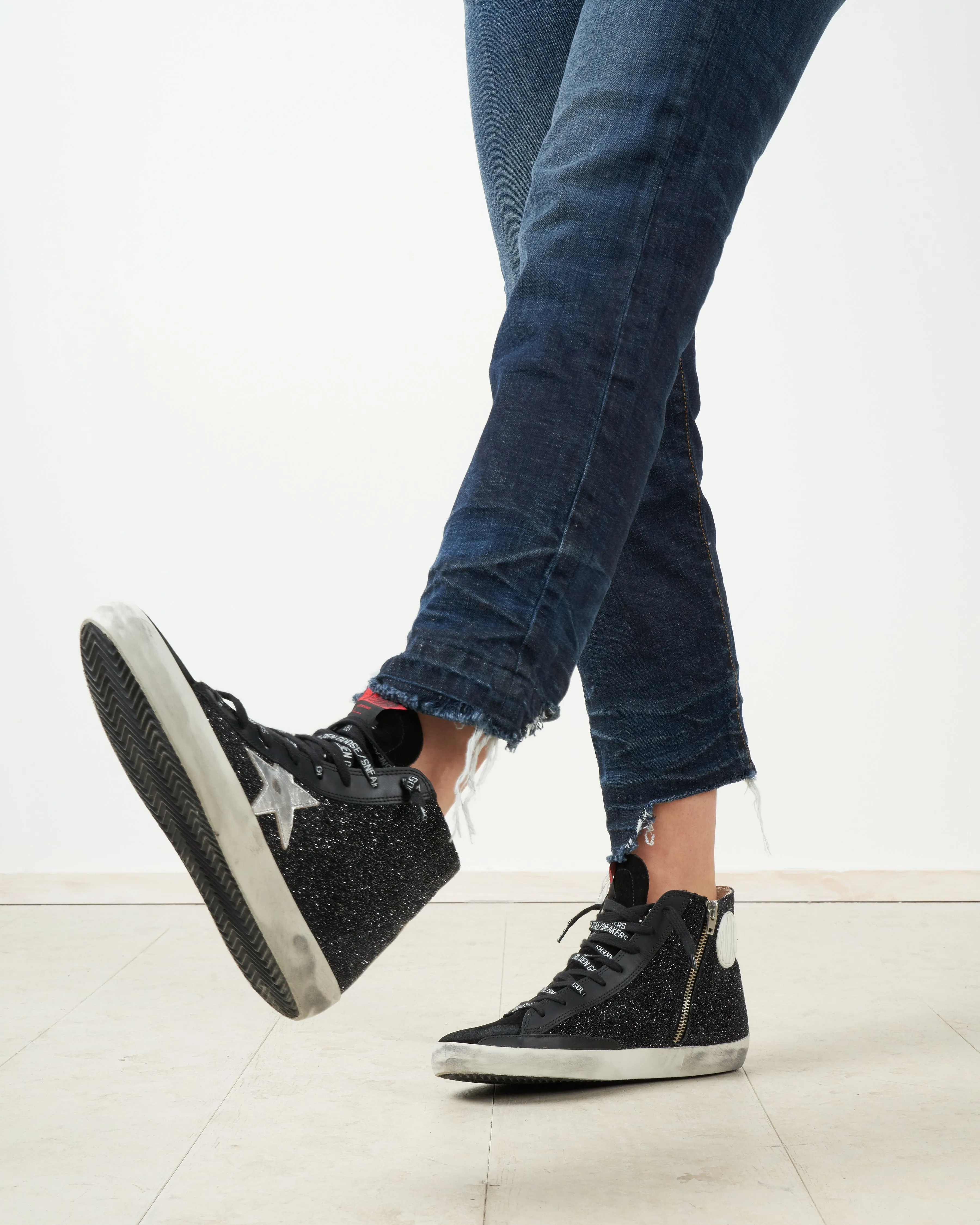 francy sneaker - black
