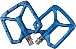 Funn Python 2 Alloy Flat Pedals Long Pins - Blue