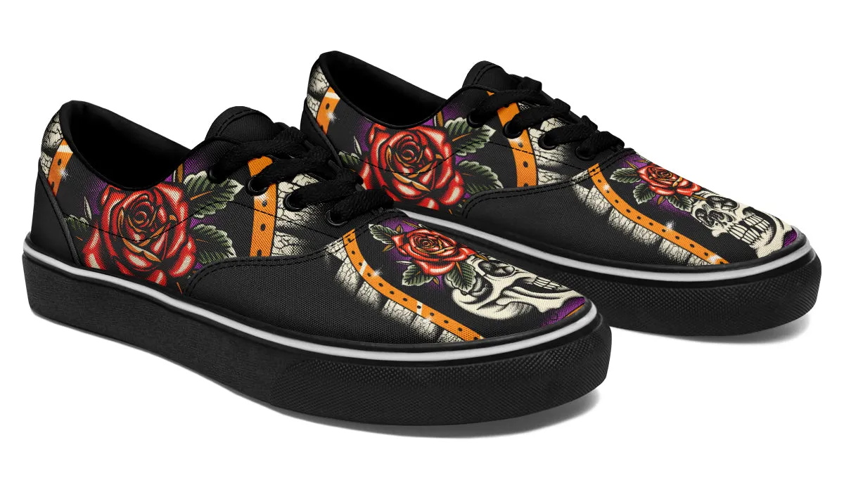 Furio Rose Skull Classic Shoes