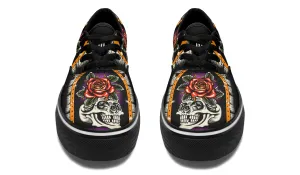 Furio Rose Skull Classic Shoes