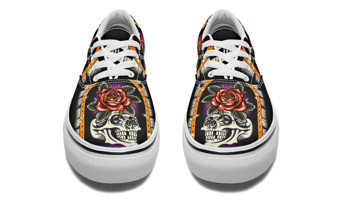 Furio Rose Skull Classic Shoes