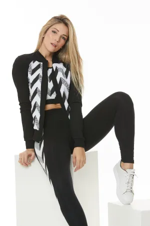 GABRIELA ZIP-THROUGH BOMBER JACKET