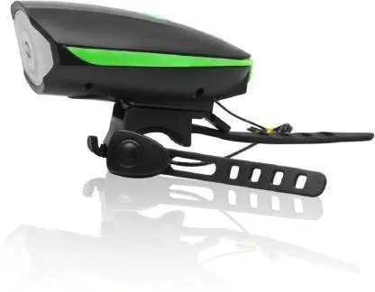 Gadget Deals 2-in-1 Rechargeable - Cycle Lights (3 Modes) Cycle Light and Horn/Cycle Lights Rechargeable Waterproof (140 dB) Cycle Light with Horn LED Front Light