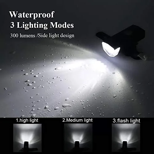 Gadget Deals Combo of Rechargeable Head Cycle Light and Cycle Tail Light Cycle Light led for Bicycle