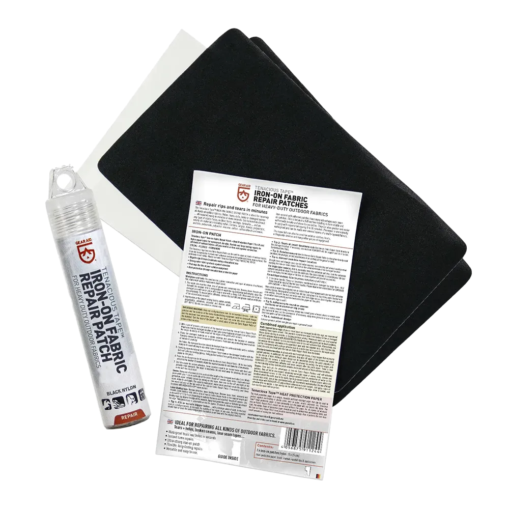 Gear Aid Tenacious Tape Iron-On Fabric Repair Patches
