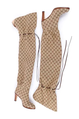 GG Monogram Over-the-Knee-Boots