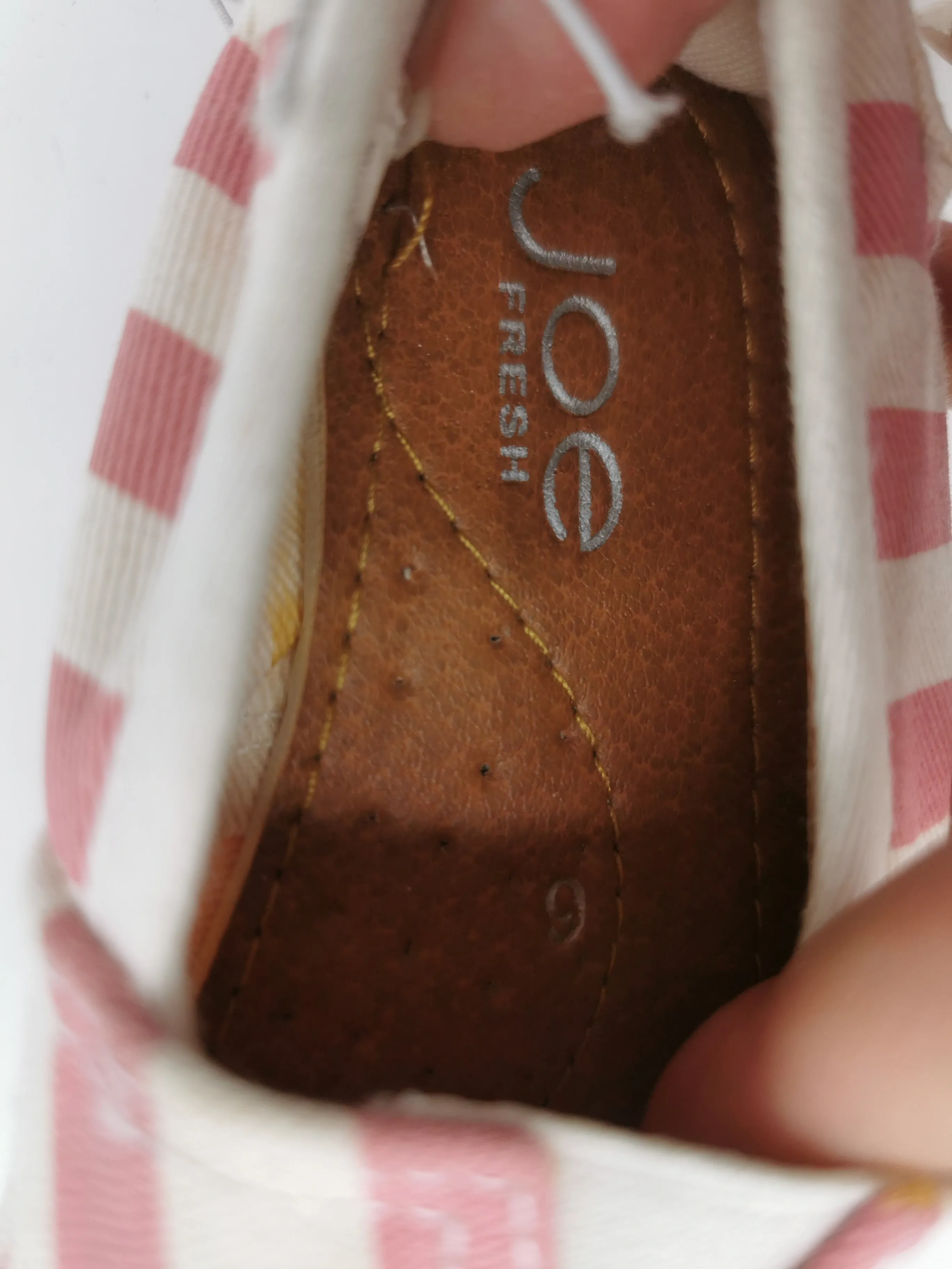 GIRL SIZE 9 TODDLER - JOE FRESH, Cozy Slip on Summer Shoes NWOT B59