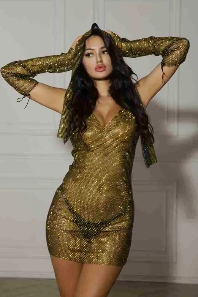 Glisten Gold Dress