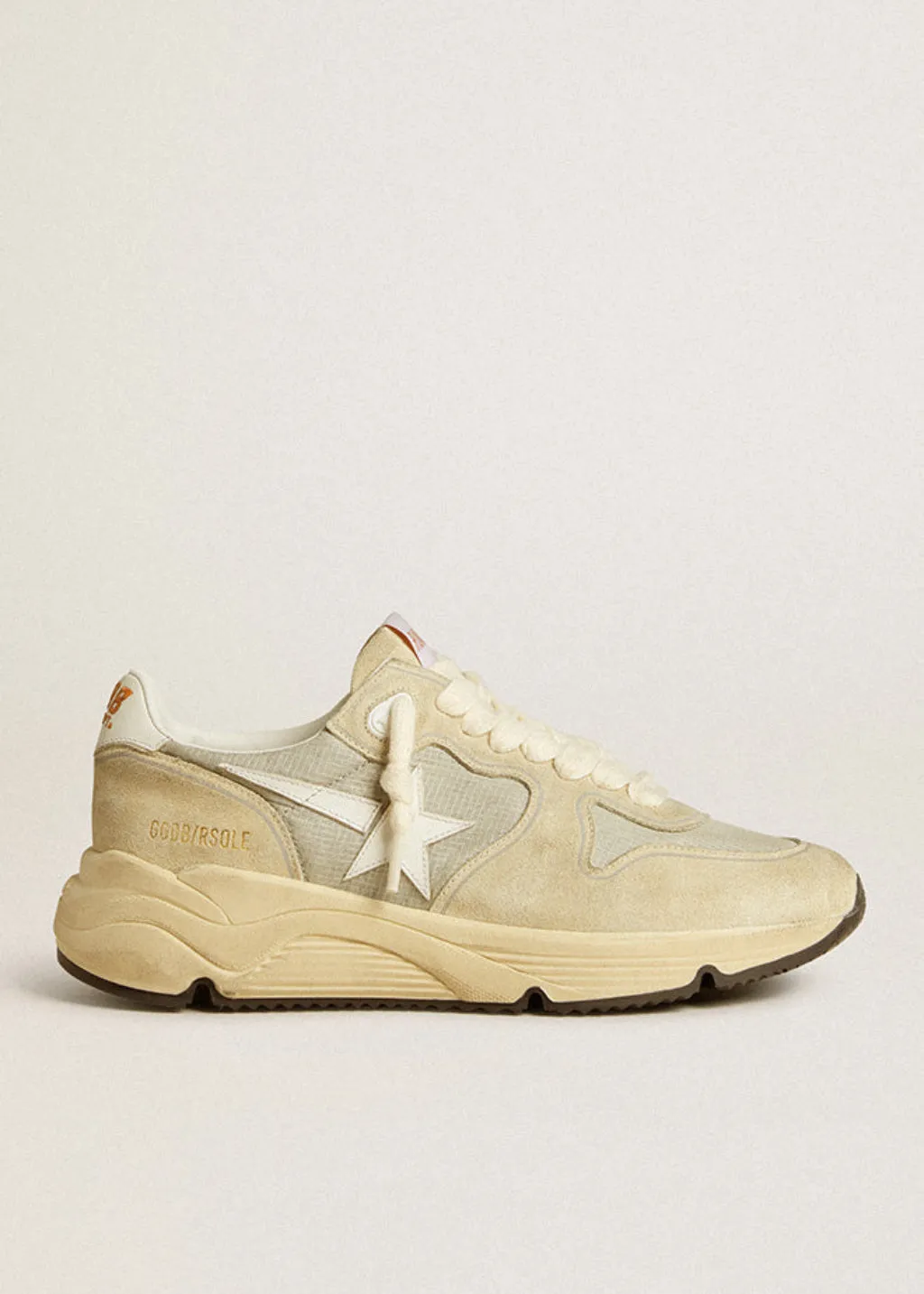 Golden Goose Deluxe Brand Running Sole in Ice/Eggnog/White