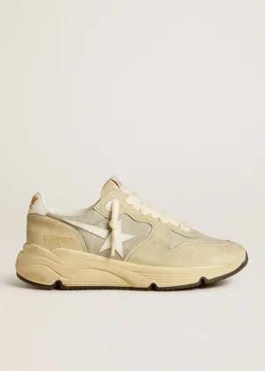 Golden Goose Deluxe Brand Running Sole in Ice/Eggnog/White