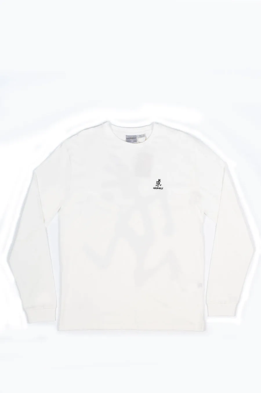 GRAMICCI BIG RUNNINGMAN L/S TEE WHITE