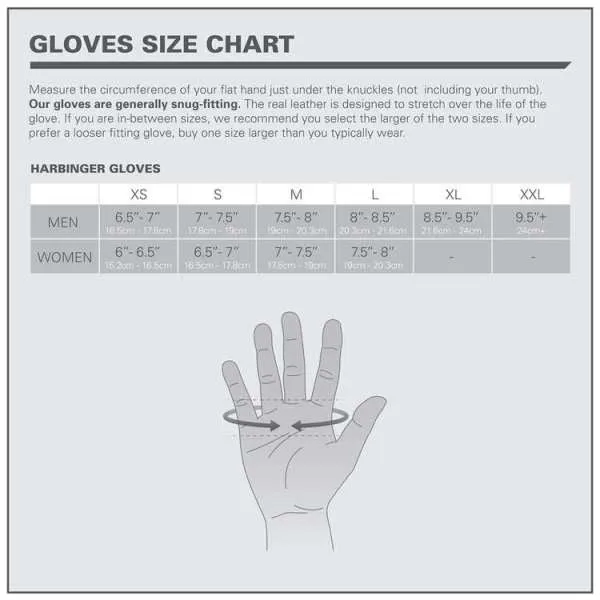 Harbinger FlexFit Series 2.0 Gloves - Mens