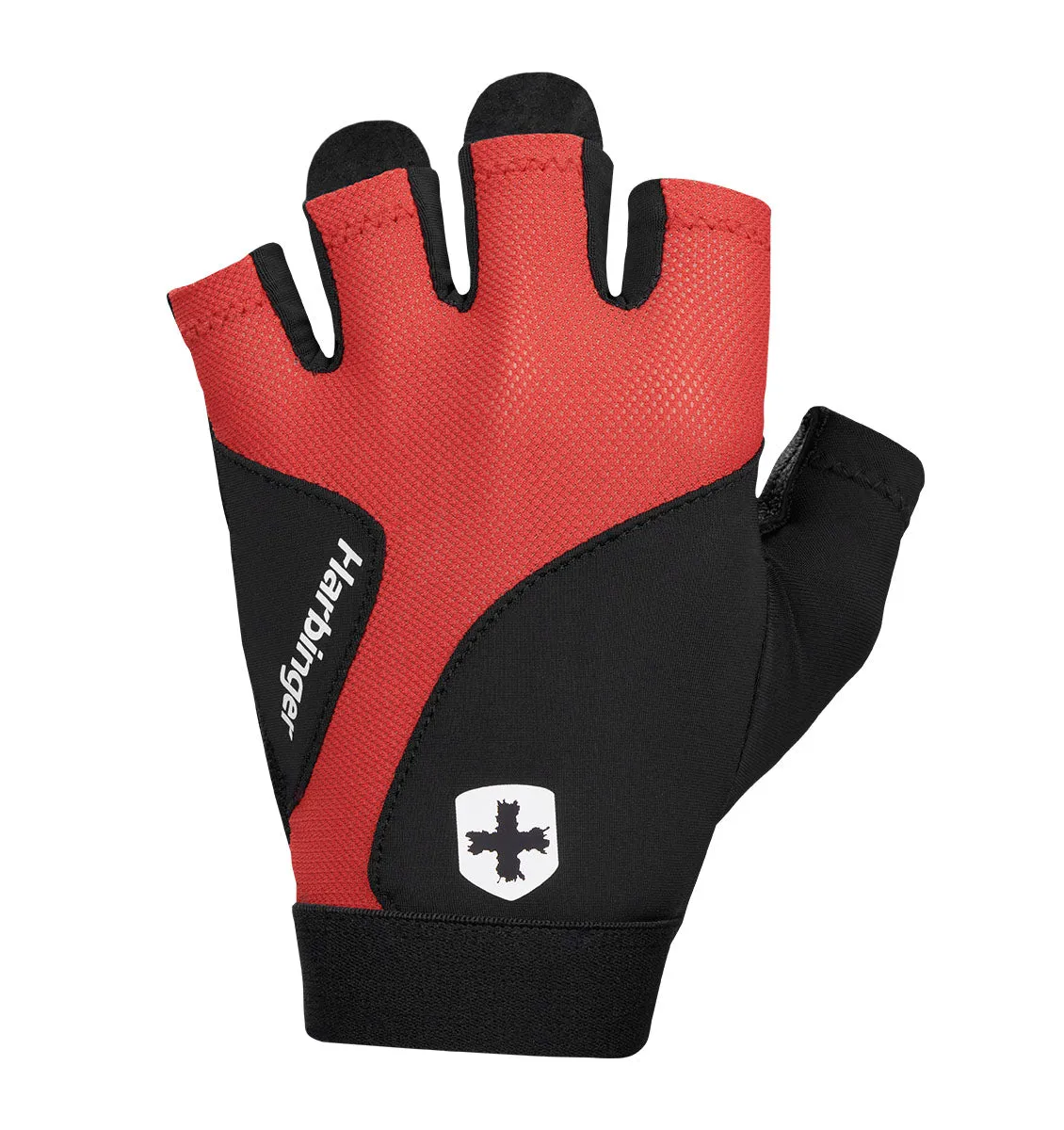 Harbinger FlexFit Weight Lifting Gloves - Black/Red