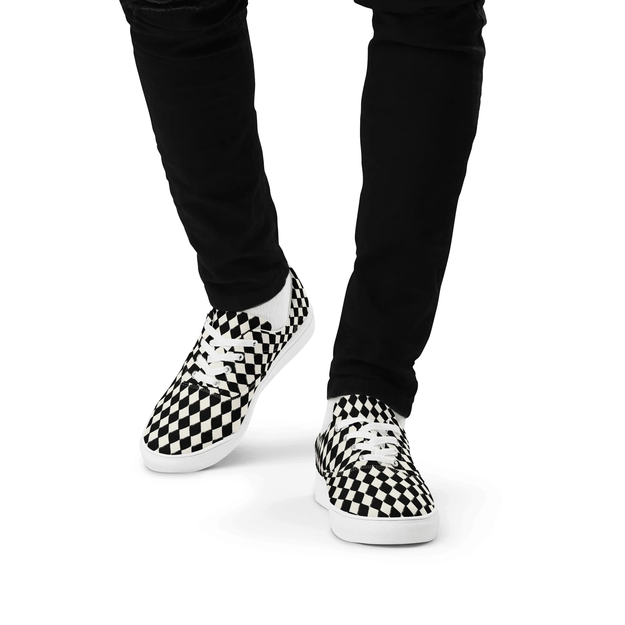 Harlequin Stride Canvas Shoes