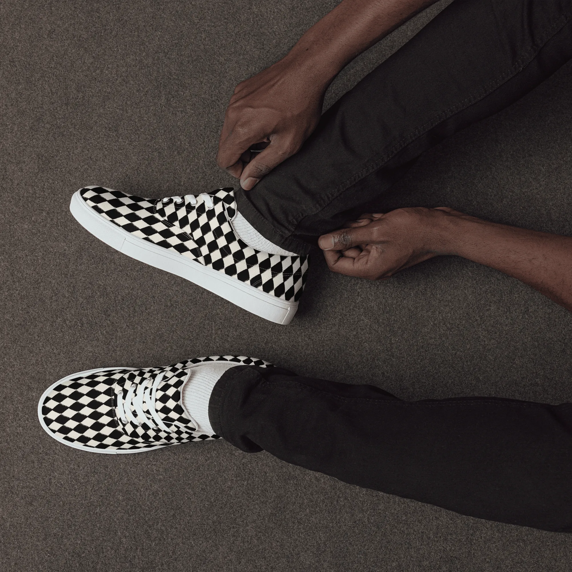 Harlequin Stride Canvas Shoes