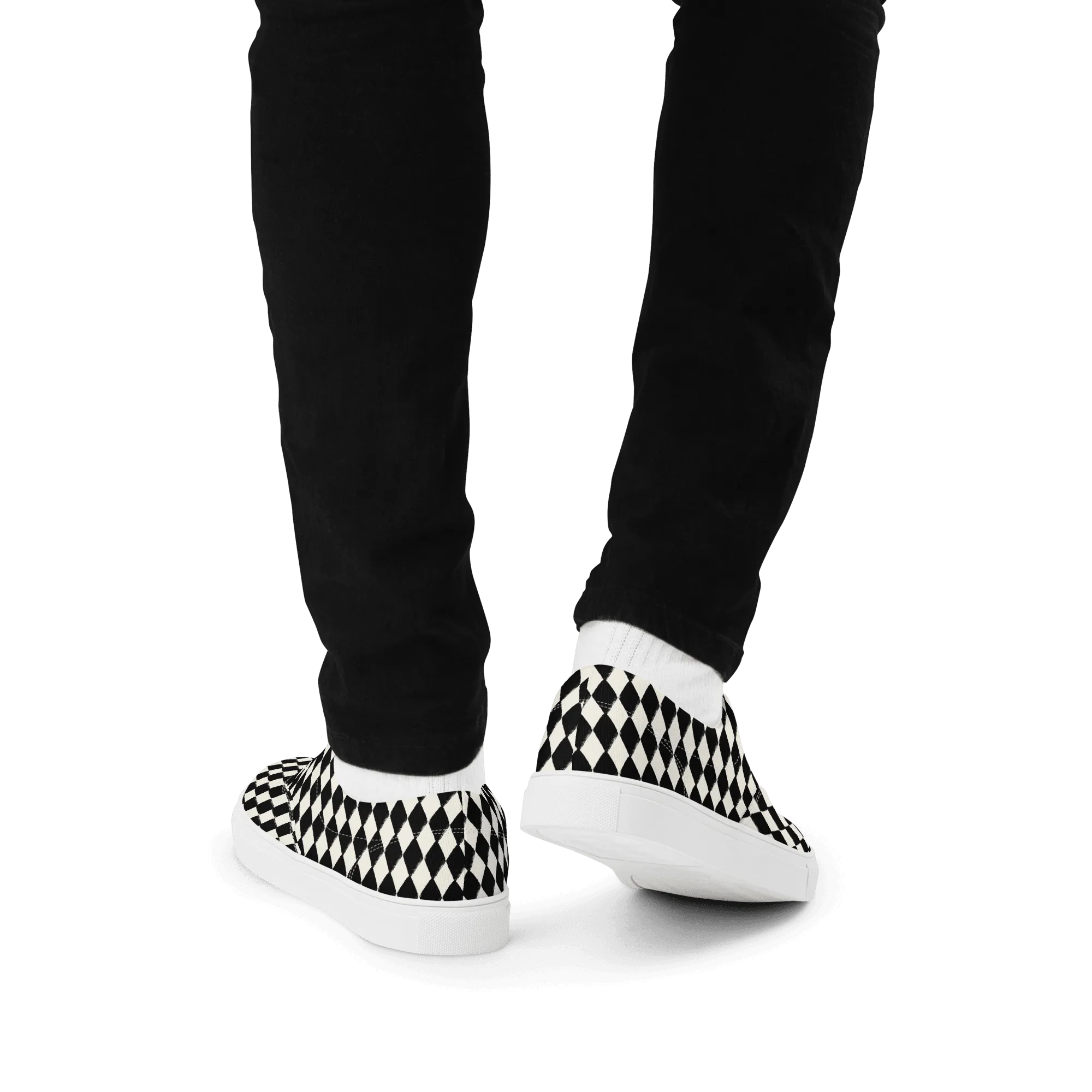 Harlequin Stride Canvas Shoes