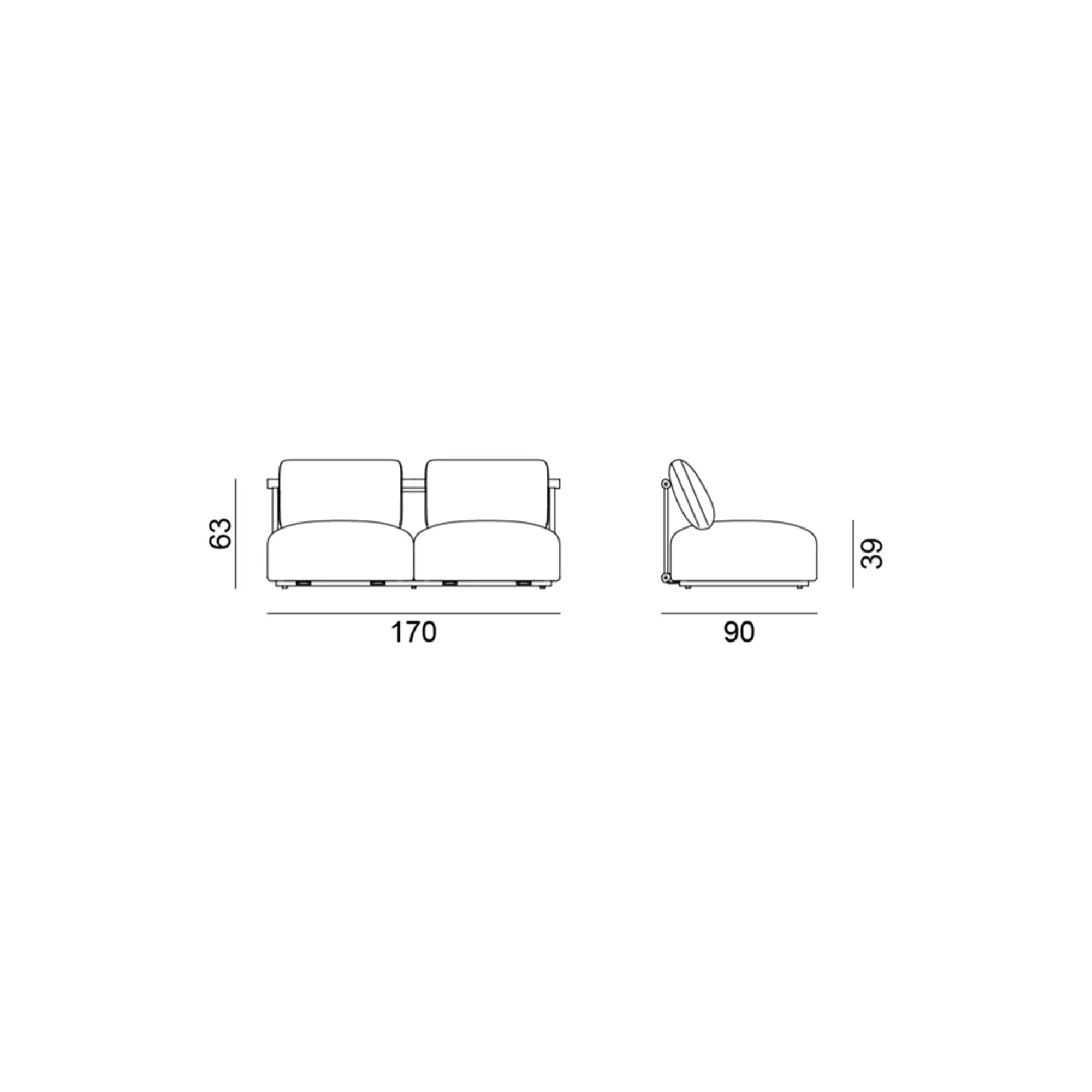 Hashi Outdoor Modular Sofa