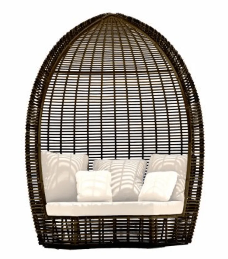 Havana Day Bed w/Canvas Cushion