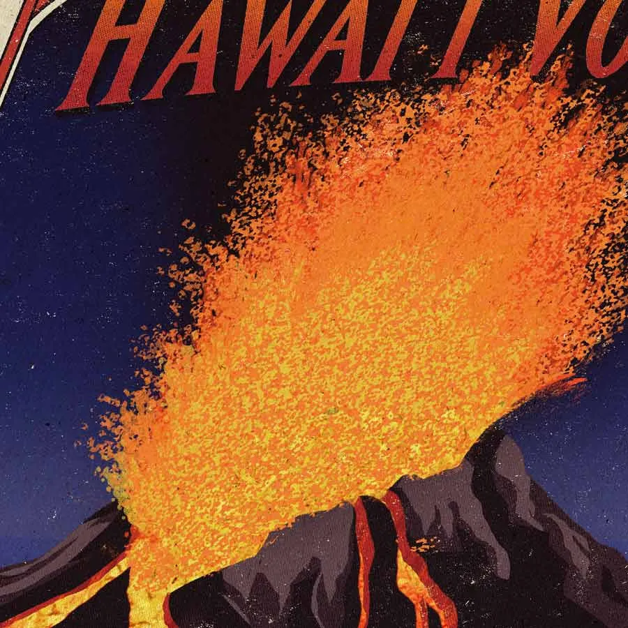 Hawaii Volcanoes National Park Poster