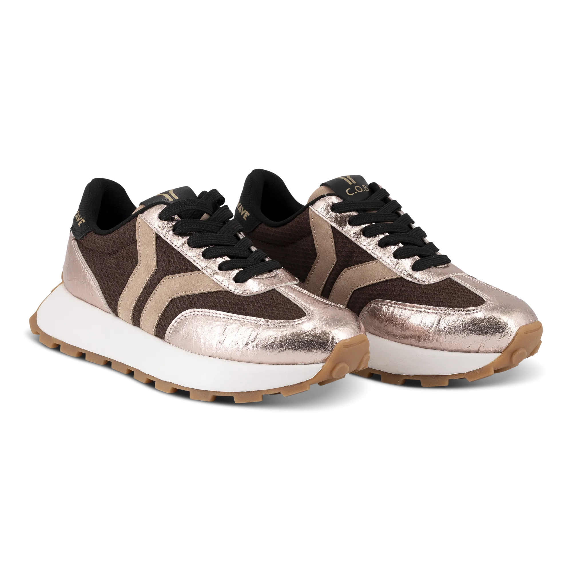 Hope Womens Sneaker in cherry-black with pink wing