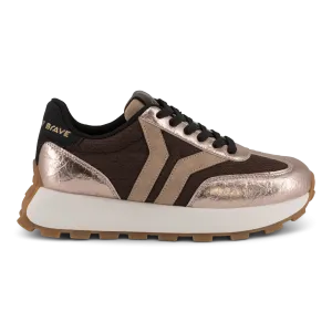 Hope Womens Sneaker in cherry-black with pink wing