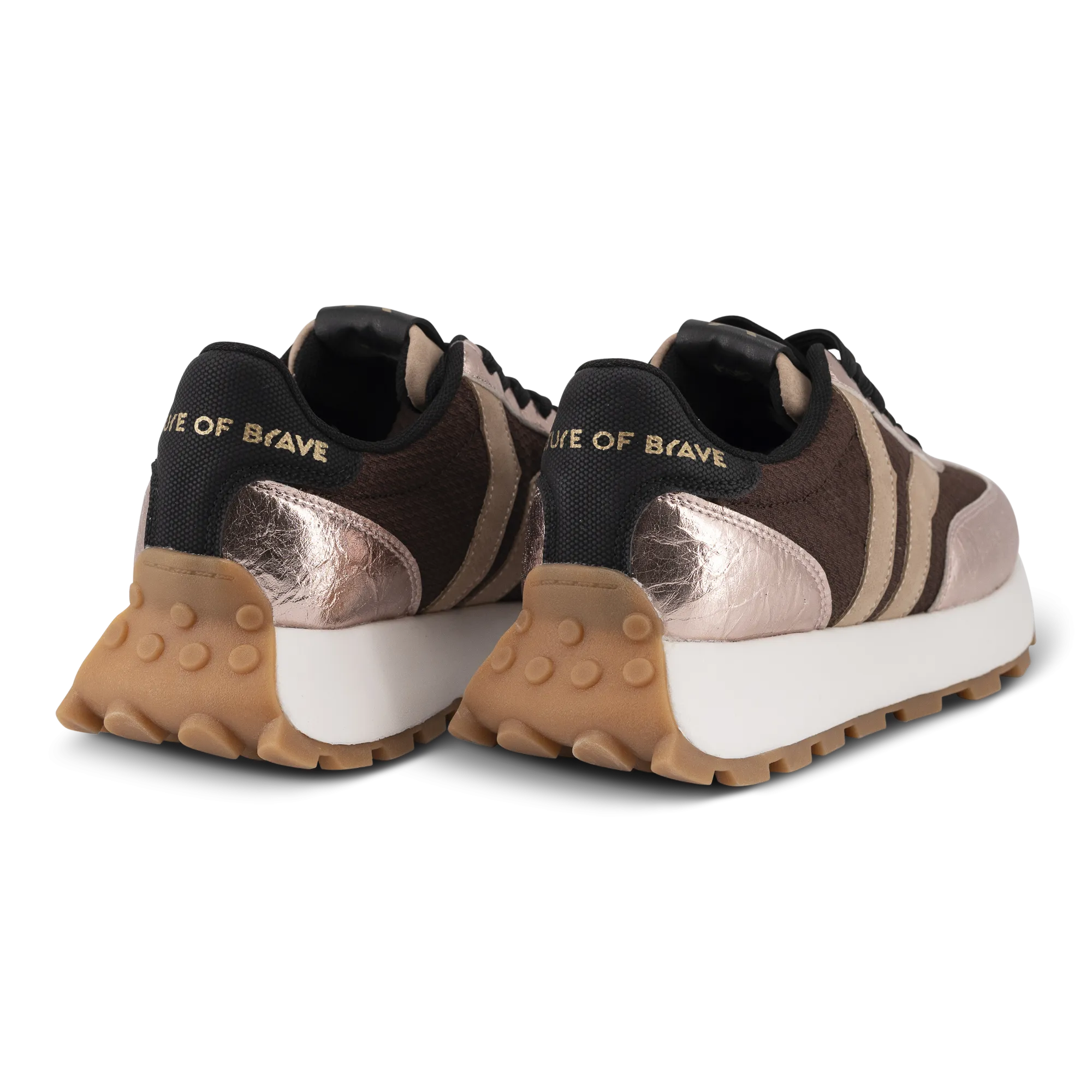 Hope Womens Sneaker in cherry-black with pink wing