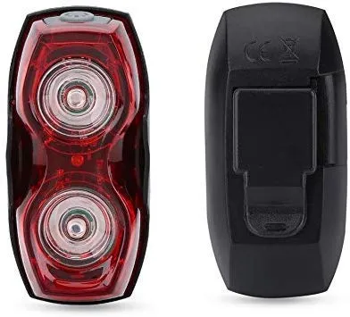Inditradition Bicycle 2-in-1 Flash Tail Light | Inbuilt 2 Laser & 5 LEDs, Multi-Functional 7 Modes (Red)