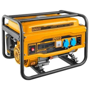 Ingco Gasoline Generator 2.8KW with Electric Start & 15L Fuel Tank – GE30005-1