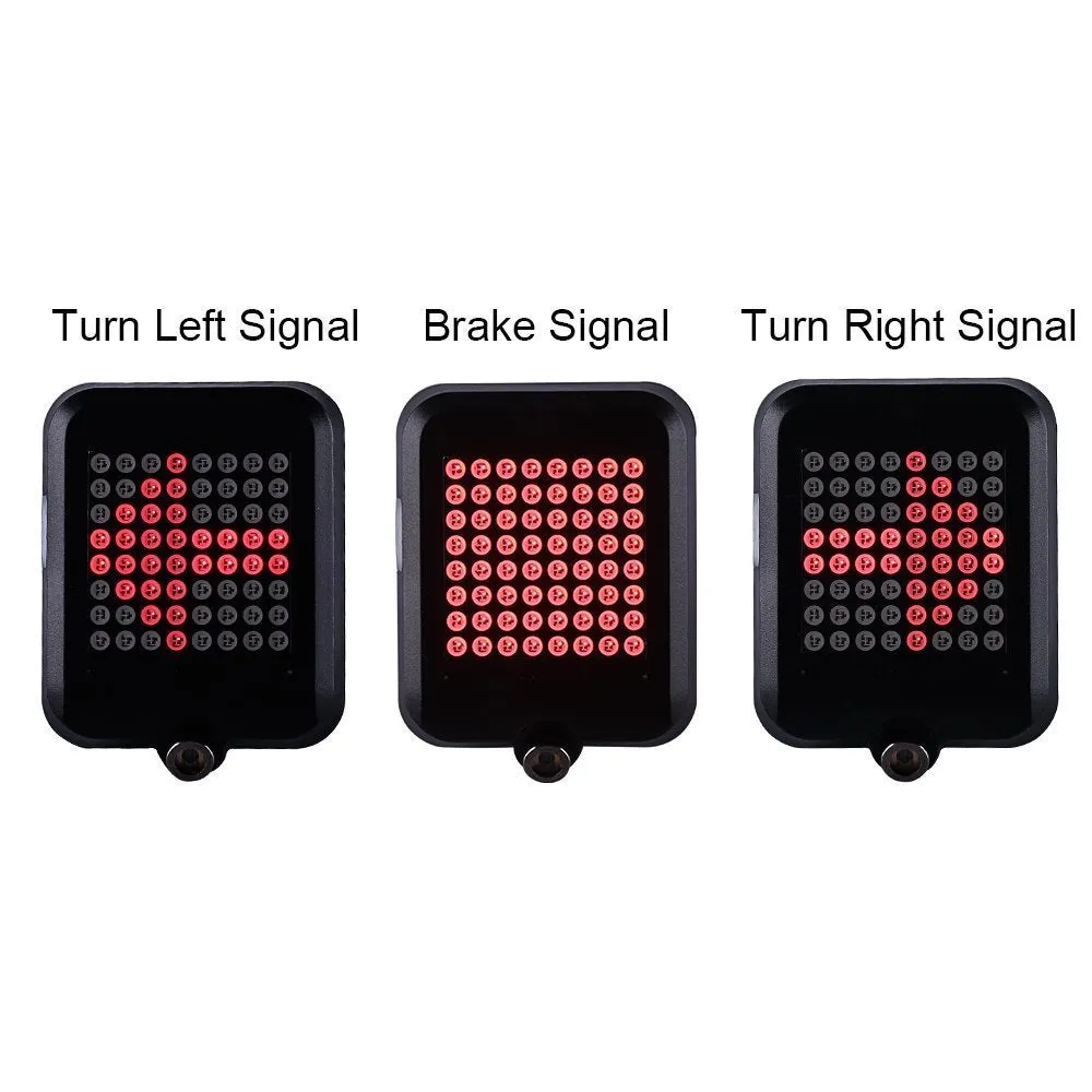 Intelligent LED Waterproof USB Rechargeable Bicycle Turn Signal Lights
