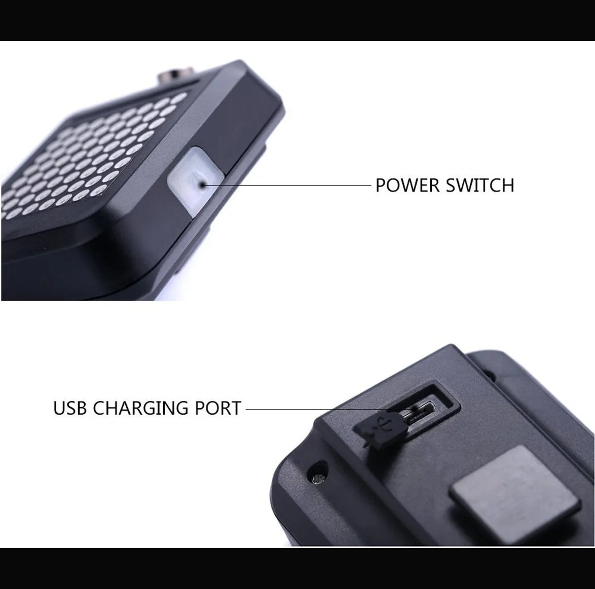 Intelligent LED Waterproof USB Rechargeable Bicycle Turn Signal Lights