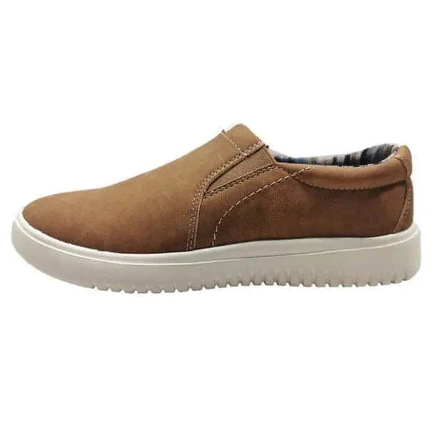 Izod Jackson Men's Slip On Casual Shoe - Brown