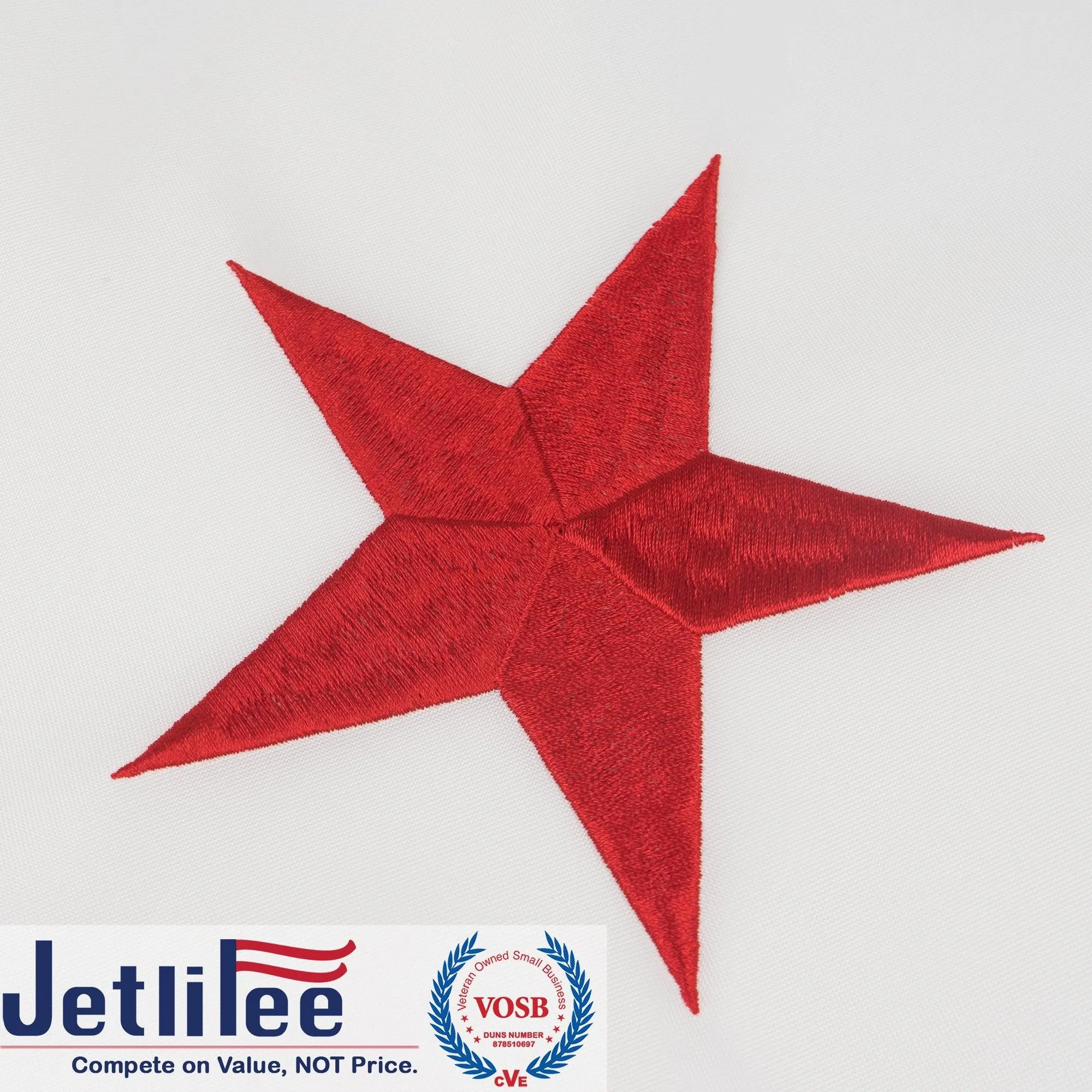 Jetlifee 3x5 Ft Embroidery California State Flag 2-Sided