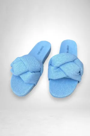 Johnny Was Blue Ojai Slip On Sandal Boho Chic JWS14223