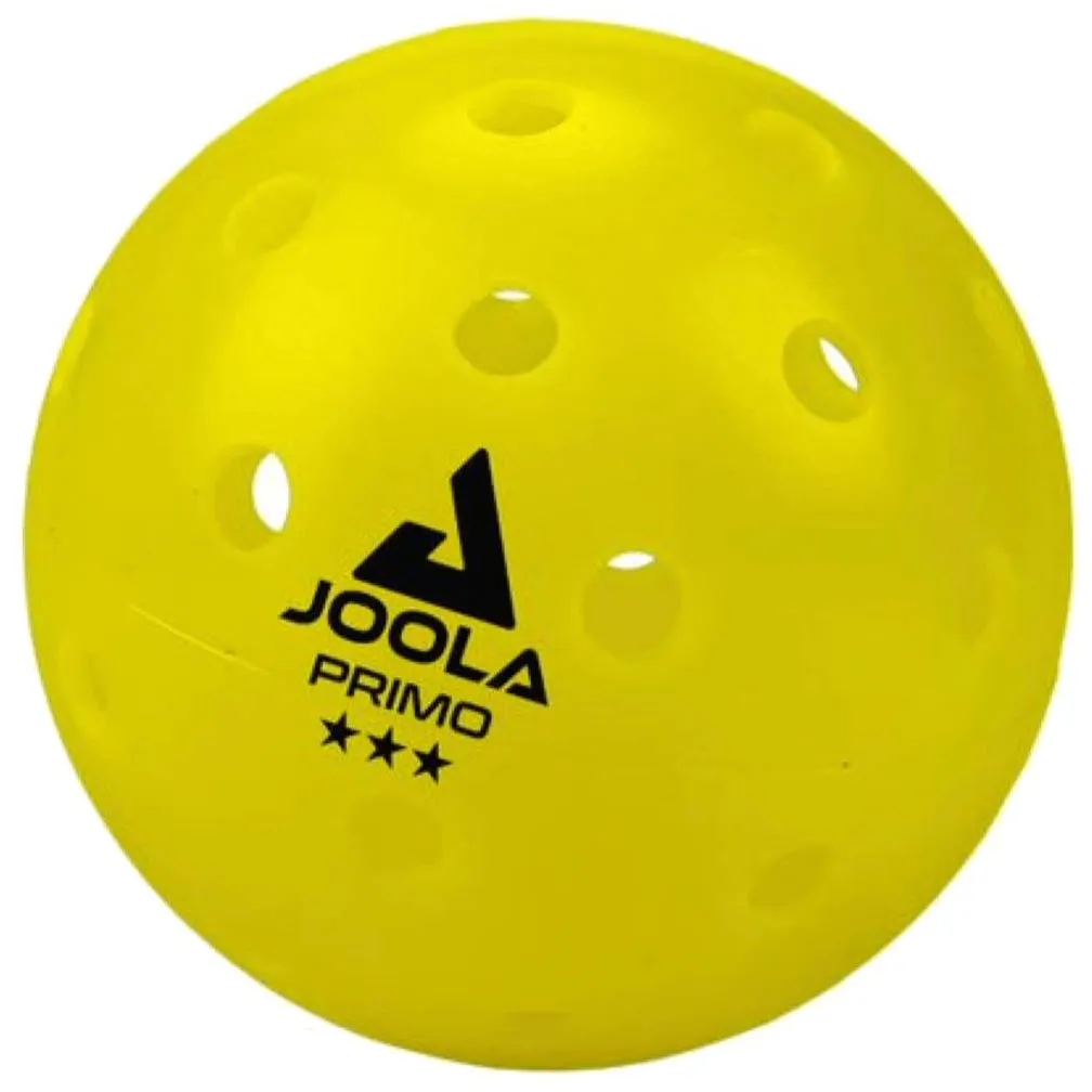 JOOLA Primo 3 Star Outdoor Pickleball Yellow - 100 Pack
