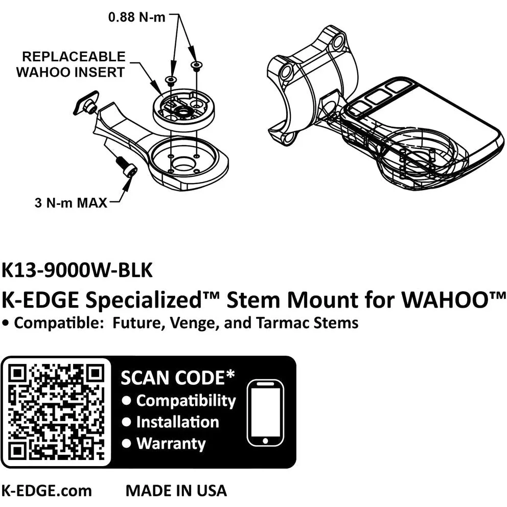 K-Edge Future Direct Mount For Wahoo