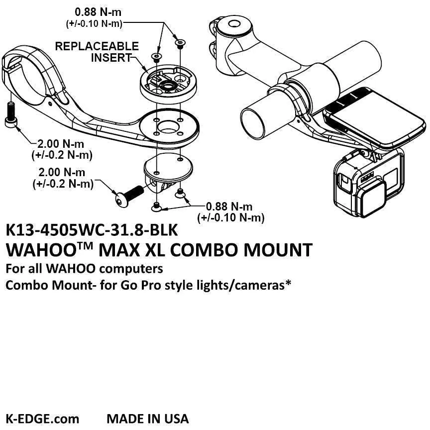 K-Edge Max XL Combo Mount (Limited Edition)