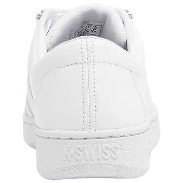 K-Swiss Men's Classic LX Court Shoes in White/White