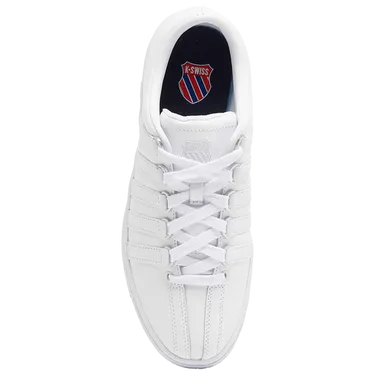 K-Swiss Men's Classic LX Court Shoes in White/White