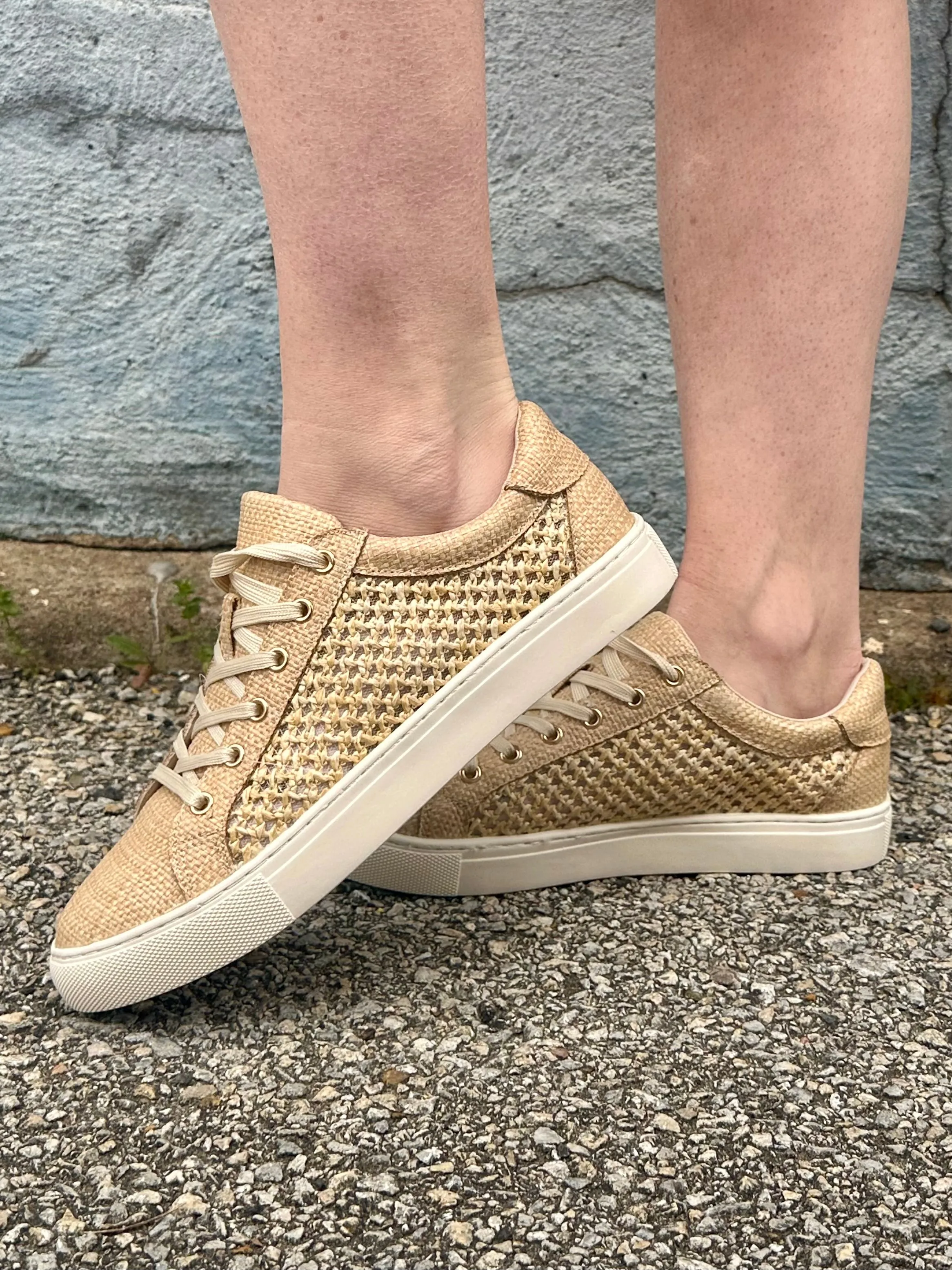 Keep Scrolling Sneakers: Natural