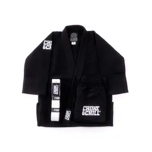 [Kids - Basic] Brazilian Jiu Jitsu Gi - Black & Whitebelt