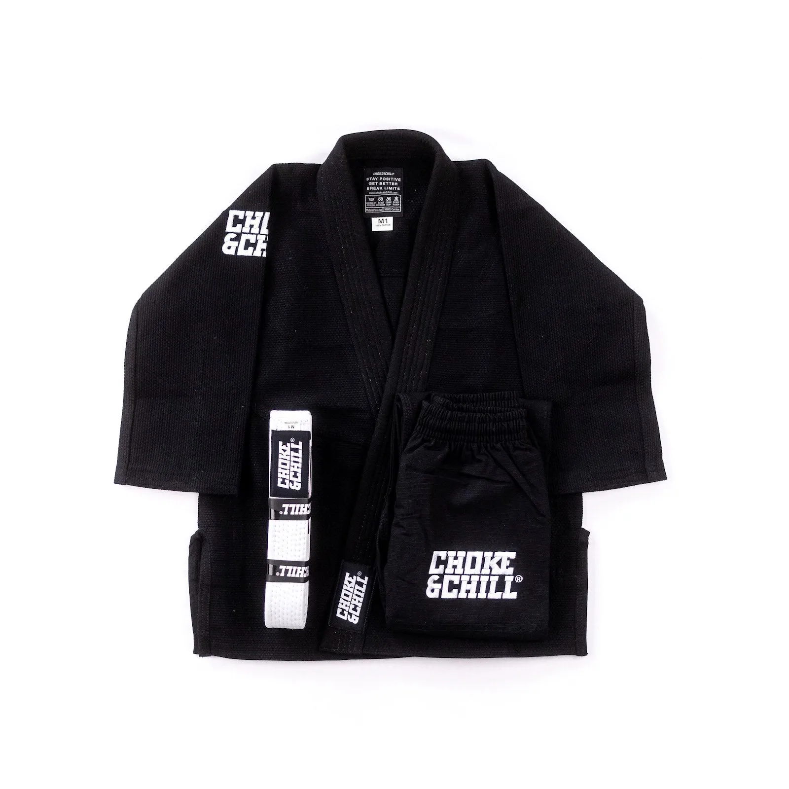 [Kids - Basic] Brazilian Jiu Jitsu Gi - Black & Whitebelt