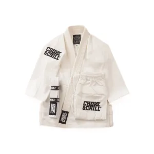 [Kids - Basic] Brazilian Jiu Jitsu Gi - White & Whitebelt