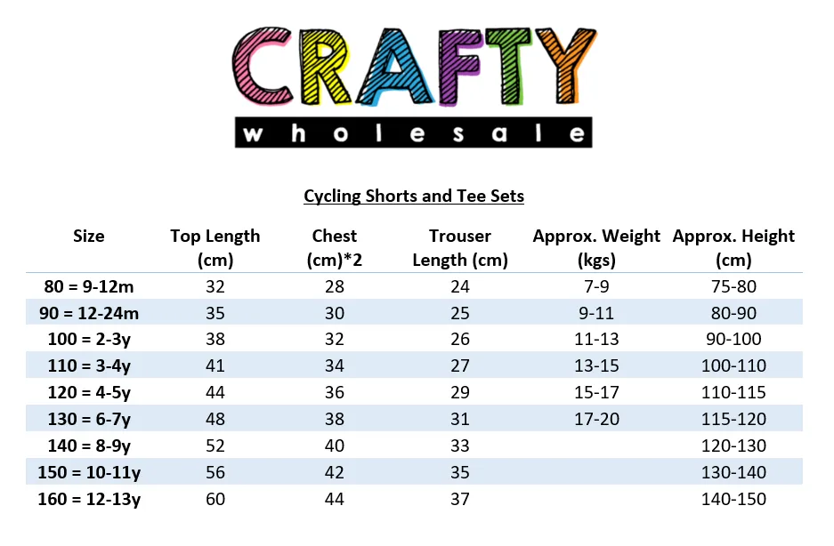 Kids Tales Children's Cycling Shorts Set -  Light Grey